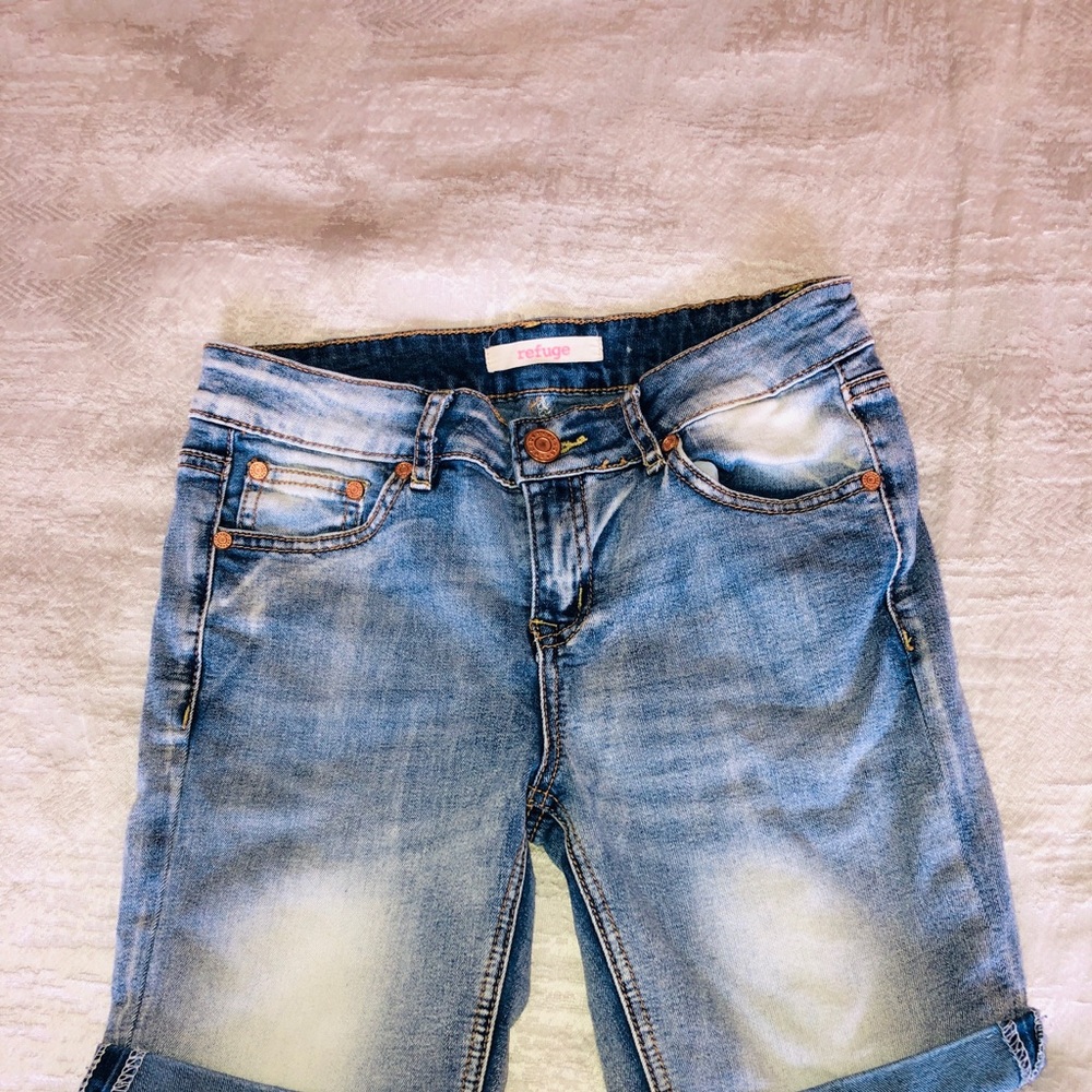 Refuge Light Denim Bermuda Short
